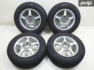 ●【溝あり!!】 ブリヂストン ブリザック VRX2 205/65R15 22y メーカー不明 15インチ 6.5J +45 PCD100 114.3 マルチ 5H ノア セレナ 棚O-6