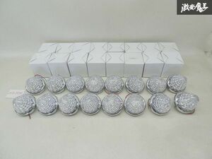  after market for truck 16 ream LED side marker marker lamp 24V clear plastic sign round diameter approximately 9cm height approximately 8cm 16 piece all-purpose shelves J-4