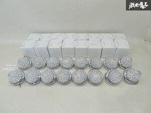 社外 トラック用 サイドマーカー マーカー ランプ 16連 LED 24V クリア プラスチック 標識 丸型 直径 約9cm 高さ 約8cm 16個 汎用 棚J-4