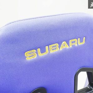 【 売り切り 】 スパルコ SPARCO 汎用 SUBARU B4 action セミバケ セミバケット シート 1脚 青系 両側丸ダイヤル 棚2F-E-2の画像7