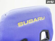 【 売り切り 】 スパルコ SPARCO 汎用 SUBARU B4 action セミバケ セミバケット シート 1脚 青系 両側丸ダイヤル 棚2F-E-2_画像7