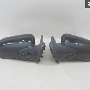 ダイハツ 純正 L275S L285S ミラ サイドミラー ドアミラー 左右セット 手動格納 手動ミラー調整 黒系ソリッド プレオ 棚7-2の画像6