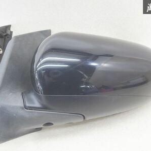 ダイハツ 純正 L275S L285S ミラ サイドミラー ドアミラー 左右セット 手動格納 手動ミラー調整 黒系ソリッド プレオ 棚7-2の画像2