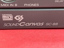 【通電のみ確認済】ローランド Roland SC-88 サウンドモジュール SOUND CANVAS 【長期保管品】_画像5