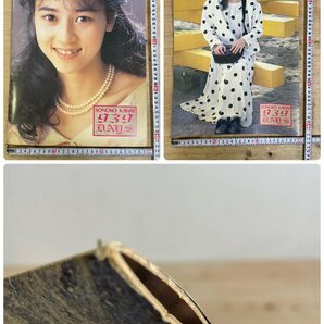 【長期保管品】河合その子 コンサート大判パンフレット 6冊 ポスター 2枚 おニャン子クラブの画像4