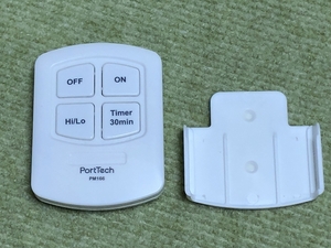 ☆ PM166 porttech LEDプッシュライトリモコン 照明 ホルダー付き 電池蓋の爪がありません。