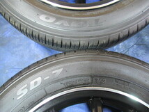 激安即決！ESTROSA 15-5.5J 4H/100 ET45 + TOYO SD-7 175/65R15 2021年製 中古4本 スペイド アクア ヴィッツ キューブ 等！T008203_画像8