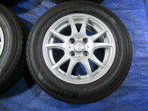 激安即決！Fang 14-5.5J 4H/100 ET38 + YOKOHAMA 175/70R14 ヴィッツ ヤリス キューブ シエンタ カローラ ポルテ フィット T008273_画像6