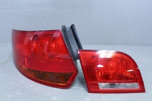 アウディ A3 1.8 ターボ 右ハンドル Audi 8P 純正 左テールランプ フィニッシャーセット テールライト p034952