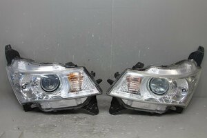 ルークス ハイウェイスター ターボ (ML21S) 純正 ヘッドライト 左右セット HID キセノン バラスト レベライザー 右 左 100-59207 p041696