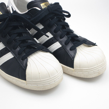 送料無料 正規品 本物保証 簡単クリーニング済み ADIDAS SUPERSTAR アディダス スーパースター ブラック／ホワイト US9 27cm_画像6