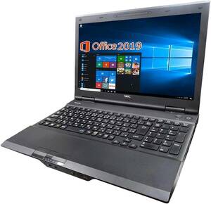 【サポート付き】NEC VK26 Windows10 PC 新品メモリー:4GB 新品SSD:128GB Office 2019 パソコン 15.6型