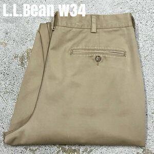 ＊7403 L.L.Bean エルエルビーン　ツータック　チノパン　スラックス