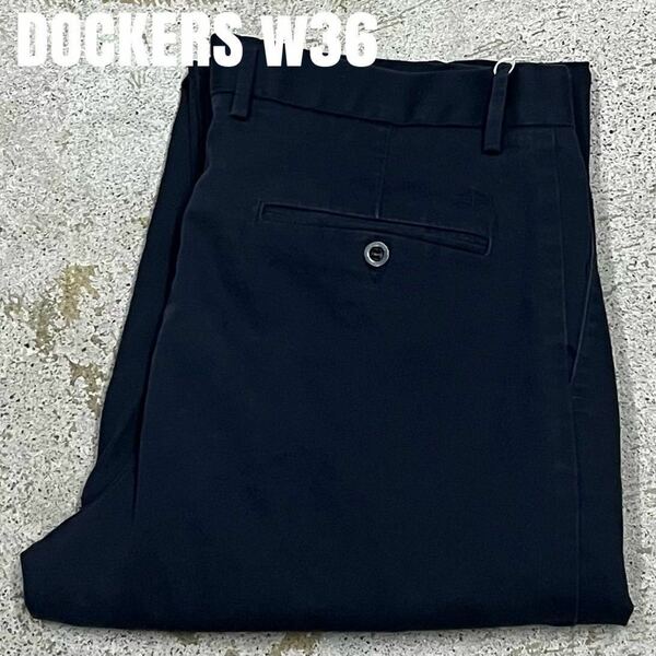 ＊7379 DOCKERS ドッカーズ　ツータック　チノパン　スラックス　w36