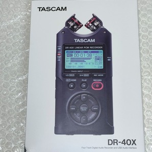 TASCAM タスカム DR-40X リニアPCMレコーダー24bit/96kHz ［DR-40X ブラック 4トラックデジタルオーディオレコーダー］（USED）の画像10