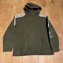 adidas スウェットパーカー SIZE L トレフォイル_画像1