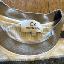 CALVIN KLEIN ボーダー 半袖Tシャツ SIZE L _画像4