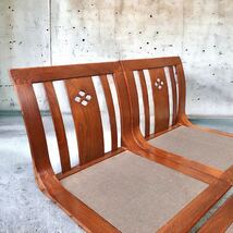 hikari 光製作所 曲木 座椅子 4脚セット/モダン　昭和レトロ　椅子　スツール　和室　座敷　こたつ_画像2