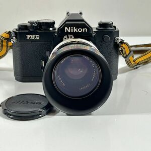 1円 〜　ニコン Nikon FM2 ブラック ＋ レンズ NIKKOR -S.C Auto 1:1.4 f=50mm　フィルムカメラ　一眼レフ