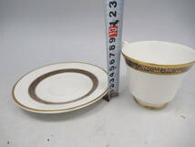 ロイヤルドルトン　コーヒーカップ　カップ＆ソーサー　ROYAL-DOULTON　HARLOW　箱無し　中古品_画像3