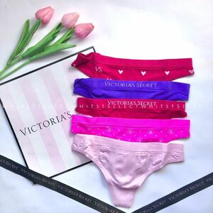 【サイズＳ/５枚セット】シームレスソングパンティ Victoria's Secret ヴィクトリアシークレット Tバック