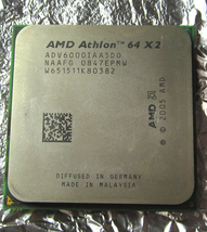 送料180円/AMD/Athlon 64 X2 6000+/3.1 GHz/2コア/2スレッド/ソケットAM2/ADV6000IAA5DO_画像1