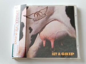 AEROSMITH / GET A GRIP 帯付CD MVCG108 93年初回盤,Steven Tyler,Joe Perry,Eat The Rich,Livin' On The Edge,Cryin',Crazy,Walk On Down