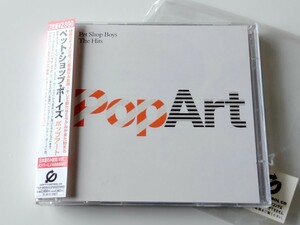 【2CD初回盤】Pet Shop Boys / PopArt The Hits 帯付/発売時パッケージ入 TOCP66250/51 03年ベスト,PSB,日本盤80Pブック,応募券付き