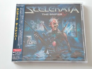 【未開封美品/見本盤】セレラータ SCELERATA/ THE SNIPER CD IUCP16141 12年3rd,ボートラLIVE2曲,Andi Deris参加,Helloween,BRASILメロパワ