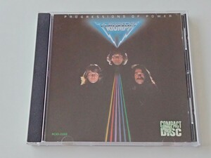 TRIUMPH/ Progressions Of Power CD MCA US MCAD31088 トライアンフ80年4th,87年US盤,Rik Emmett,Gil Moore,Michael Levine,リックエメット