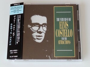 【UK盤国内仕様】THE VERY BEST OF ELVIS COSTELLO AND THE ATTRACTIONS 帯付CD MSI DPAM13 歌詞対訳付,エルヴィス・コステロ,Pump It Up,