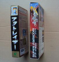 良品含む★・SFC　「　アクトレイザー　１・２　２個まとめて 」 ★箱・取説付　動作確認済　端子清掃済_画像3