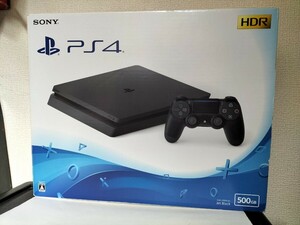 禁煙 No Smoking 動作確認済 箱付 PS4 薄型 プレステ4 プレイステーション4 Playstation4 Slim CUH-2100A 500GB ジェットブラック 初期化21