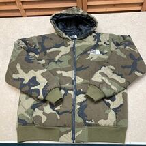 N 022【THE NORTH FACE ノースフェイス】NY17503 YAKKIN JACKET ヤッキン ジャケット 中綿 迷彩 カモ カーキ系 SIZE L_画像5