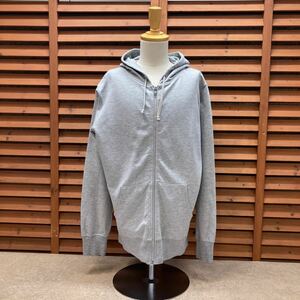 N 032【Supreme×ANTIHERO アンチヒーロー】14SS Zip Up Hooded Sweatshirt ジップパーカー グレー SIZE M
