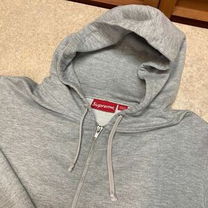 N 032【Supreme×ANTIHERO アンチヒーロー】14SS Zip Up Hooded Sweatshirt ジップパーカー グレー SIZE Mの画像5