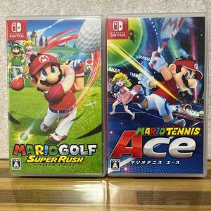 【Switch】マリオゴルフ マリオテニス 2本セット