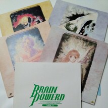 BRAINPOWERD ブレンパワード 第1〜9巻 LD BOX 付き セット ピンナップ付き 中古品 収納ボックス傷み・汚れあり 再生できるかは不明です_画像3