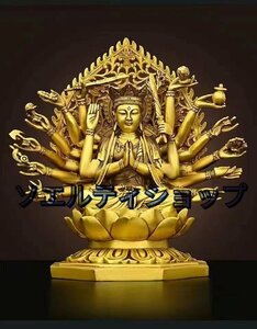 仏像の装飾、女神観音千手観音チベット瞑想仏教の宗教祈祷像