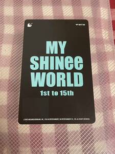 匿名取引【番号通知のみ/定価 一般2100円】映画 MY SHINee WORLD ムビチケ　前売り券　半券　シャイニー