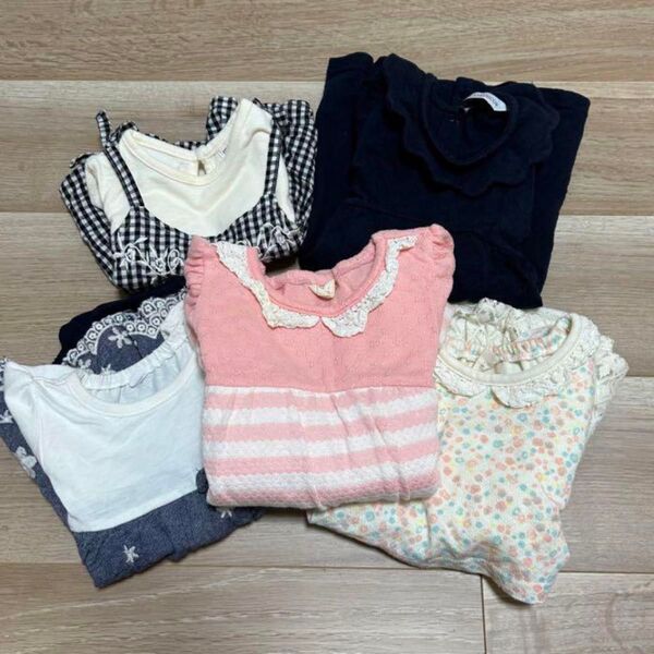 女の子 ロンパース トップス ワンピース まとめ売り 80㎝