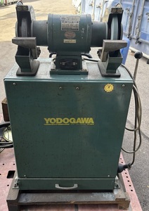 YODOGAWA 集塵機付き 両頭グラインダー SG-205T/A-5T/汎用旋盤/バイト研磨/研磨機/金属加工/DIY/