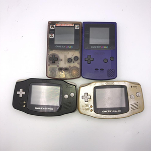 【ジャンク】GBA＆ゲームボーイカラー各種４台セット Nintendo GAMEBOY 任天堂
