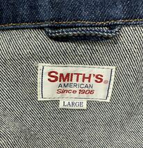 金ボタン　SMITH'S Lサイズ メンズ　デニムジャケット ジージャン アメカジ　古着　美品　同梱包　安い_画像3