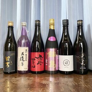 【定2.1万・送料無料】豪華日本酒6本セット 鍋島 鳳凰美田 ロ万 日日 天美 京ひな 純米大吟醸 720ml (新政 而今 