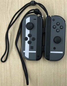 ●U◆ニンテンドースイッチ◆NintendoSwitch◆Joy-Con (L) / (R)グレー（大乱闘スマッシュブラザーズ仕様）　動作品