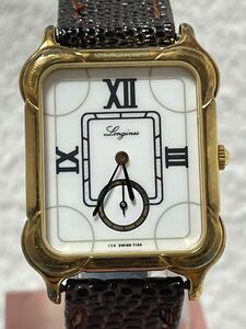 LONGINES ロンジン 7169 クォーツ スモセコ 文字盤:ホワイト【動作状況:良好】メンズモデル