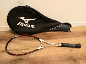 MIZUNO ミズノ テニスラケット アルミフレーム ケース付 中古 保管 現状品 k882