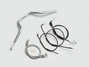 ハリケーン H308-073C ヨーロピアン4型 ハンドルキット ハンドルセット クロームメッキ XJR400R(98-00)