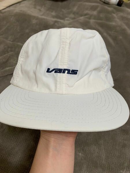 VANS バンズ　CAP キャップ　白　ホワイト　汚れあり